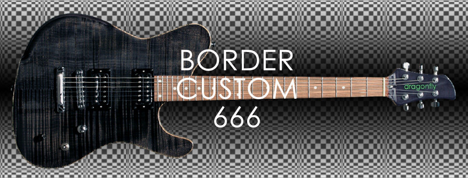 dragonfly guitar BORDER CUSTOM 666