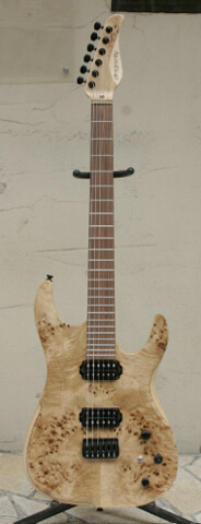 Sottile Custom 666 BURL POPLAR/L.ASH F/B: PAU FERRO