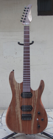 Sottile Custom 666 WALNUT/MAHOGANY F/B: PAU FERRO