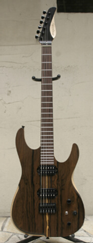 Sottile Custom 666 ZIRICOTE top/L.ASH back, F/B: PAU FERRO