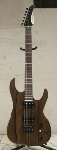 Sottile Custom 666 ZIRICOTE top/L.ASH back, F/B: PAU FERRO