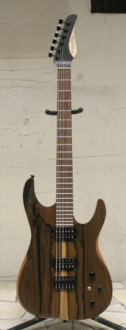 Sottile Custom 666 ZIRICOTE top/MAHOGANY back, F/B: PAU FERRO